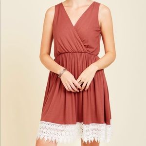 ModCloth sweet leadership jersey dress, size large